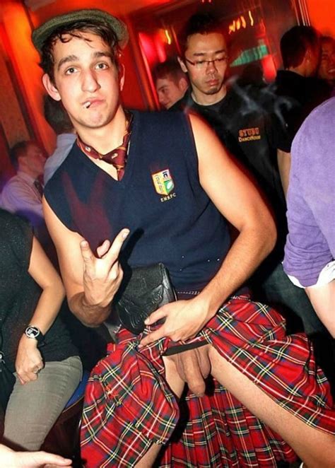 Ganas De Polla Hombres En Kilt Ense Ando La Polla Kilt Flashing 115290