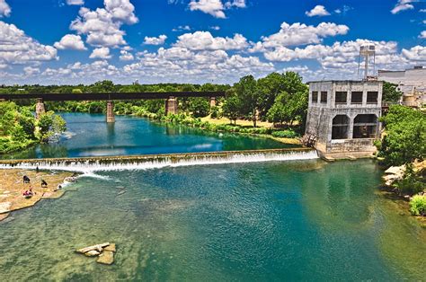 Guadalupe River A View Of The Guadalupe River Off The Faus Flickr