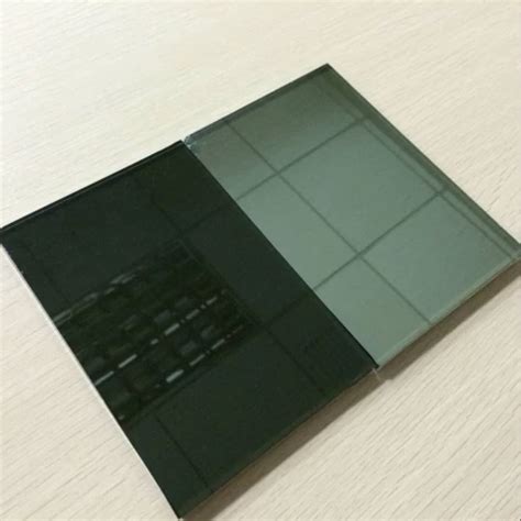 China Dark Grey Reflective Glass Supplier 6mm Dark Grey Reflective