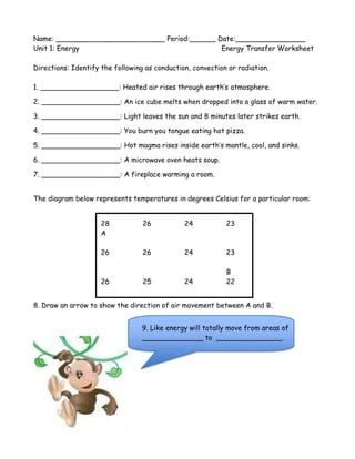 Energy Transfer Worksheet | PDF - Worksheets Library