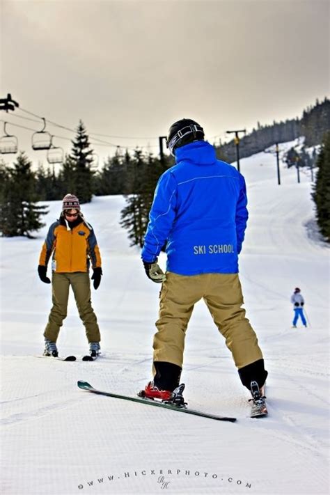 Private Ski Lessons Whistler Mountain British Columbia Canada Photo