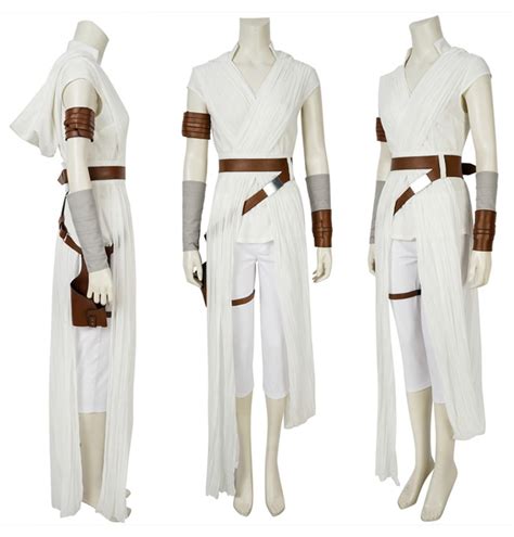 Star Wars The Last Jedi Rey Cosplay Costume Deluxe Outfit