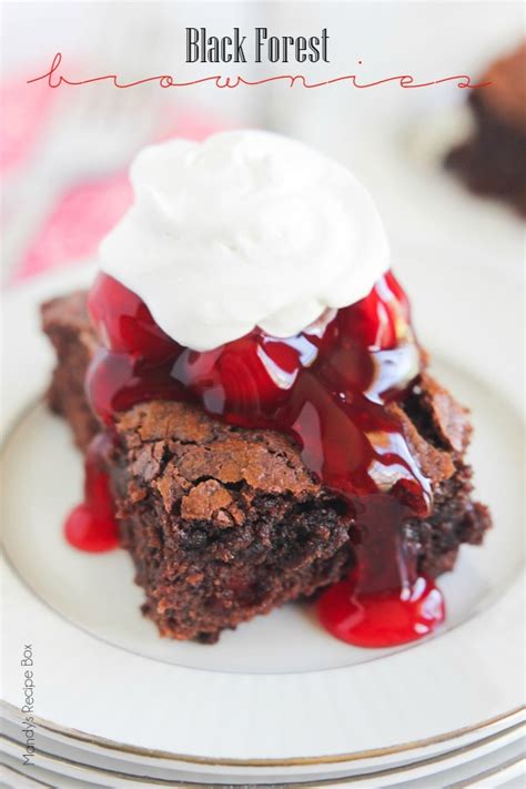 Black Forest Brownies Mandy S Recipe Box