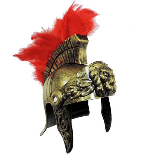 Roman Trojan Warrior Spartan Soldier Plastic Costume Helmet