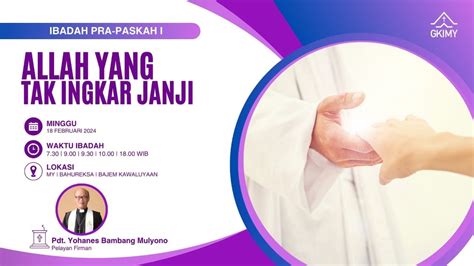 Live Ibadah Minggu Februari Gki Maulana Yusuf Youtube