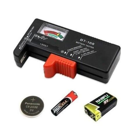 Tester Pile Batterie Test Carica Batteria 1 5 9v Aa Aaa Bottone Mini