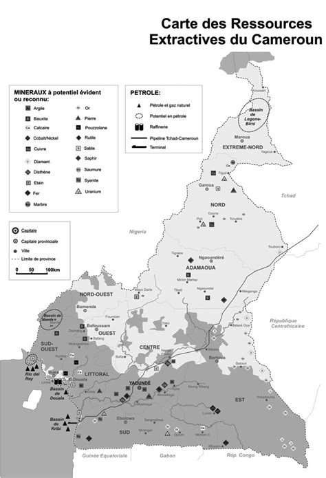 Printable Cameroon Physical Map – Free download and print for you.