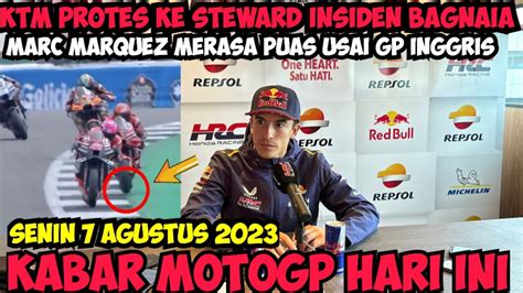 PARAHKTM MENGAMUK BAGNAIA TIDAK KENA PENALTI MARQUEZ AKUI HAPPY USAI