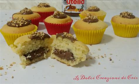 Muffin Con Cuore Di Nutella In Cucina Con