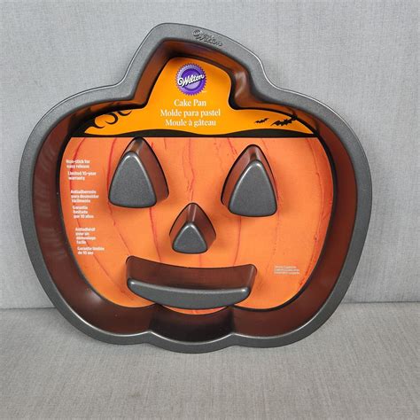 Wilton Halloween Pumpkin Jack O Lantern Cake Pan Non Stick Ebay