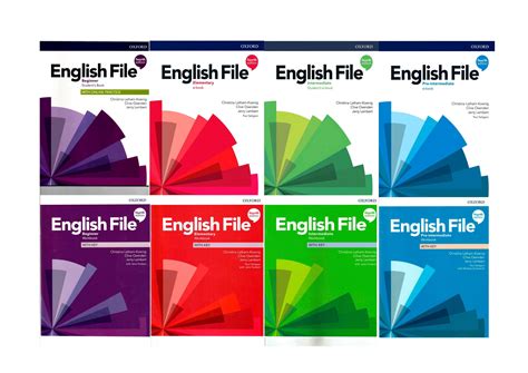 English File 4th Edition комплект Students Book Workbook всі рівні