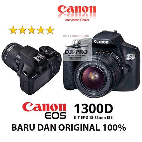 Jual CANON EOS 1300D KIT 18 55MM IS III WIFI KAMERA CANON EOS 1300D