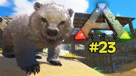 Ark Survival Evolved 23 Prezivljavanje Medved Direbear YouTube