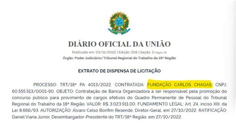 Concurso Trt Fcc Definida Como Banca Organizadora Ls Ensino