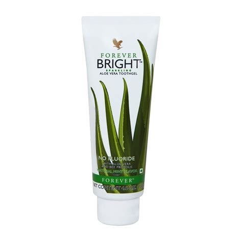 Forever Living Bright Aloe Vera Toothgel Natural Mint Flavored Toothpaste 130 G Forever