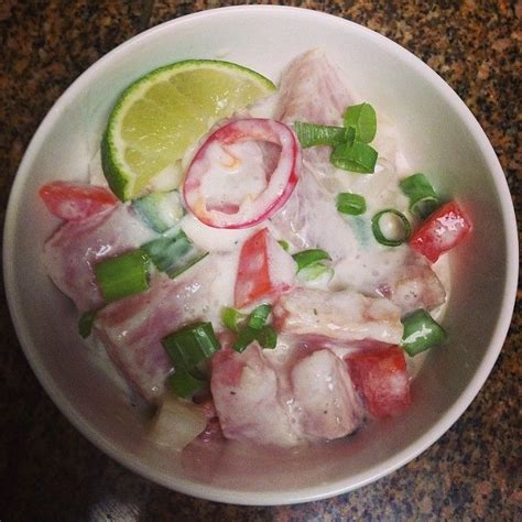 Oka Samoan Raw Fish Salad Marinated In Lime Juice Briefly Then