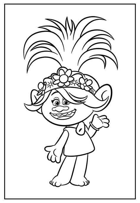 Desenhos Dos Trolls Para Colorir Bora Colorir