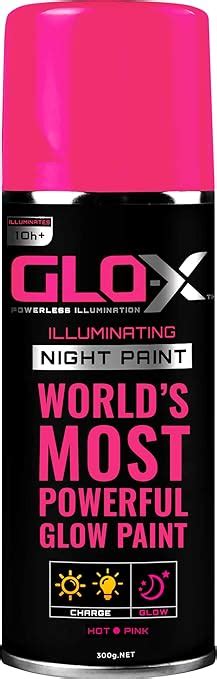 Amazon Glo X Glow In The Dark Spray Paint Oz Hot Pink