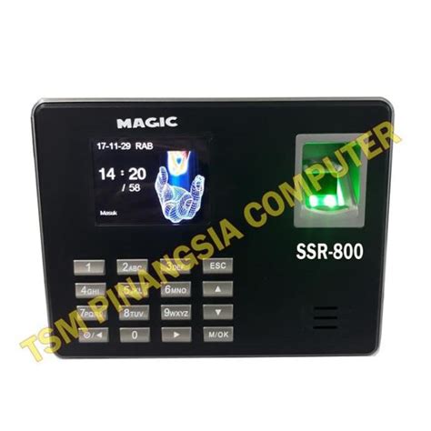 Jual Magic Ssr Absensi Fingerprint Mesin Absensi Sidik Jari