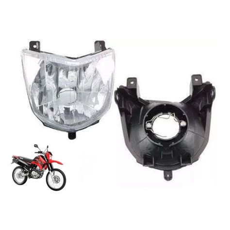 Bloco Optico Farol Yamaha Xtz Lander Ate Plasmoto