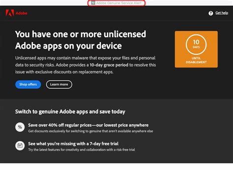 How To Remove Adobe Genuine Service Alert On Mac