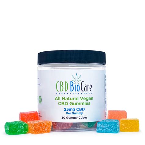 All Natural 25mg CBD Gummies | CBD BioCare