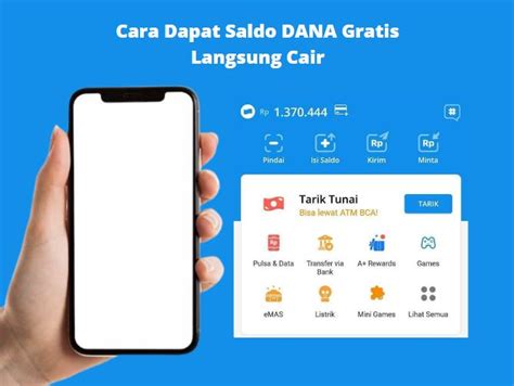 Dapatkan Saldo Dana Gratis Langsung Cair Rp Dengan Trik Menarik Ini