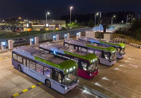 UKs Largest Bus Depot Can Charge Electric Buses In Just Four Hours