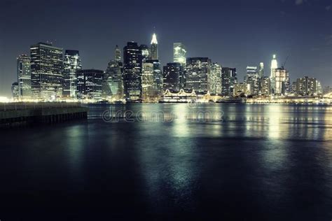 Manhattan Skyline at Night