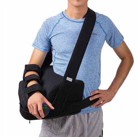 Shoulder Abduction with Pillow Arm Sling Arm Brace Support Free Size ...