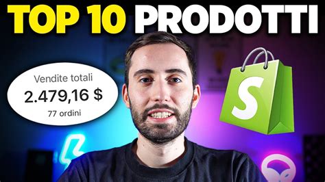 Top 10 Prodotti Vincenti Dropshipping Shopify 2023 YouTube