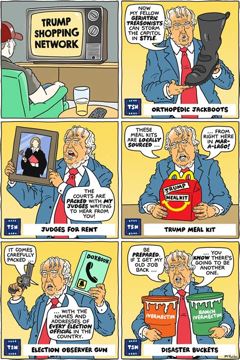 Cartoon: Trump shopping network