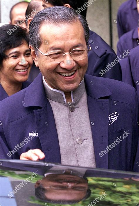 Mahathir Malaysias Prime Minister Mahathir Mohamad Editorial Stock