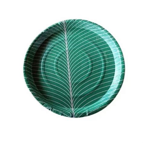 9 Inch Banana Leaf Printed Paper Plate At Rs 75 Piece In Koch Bihar