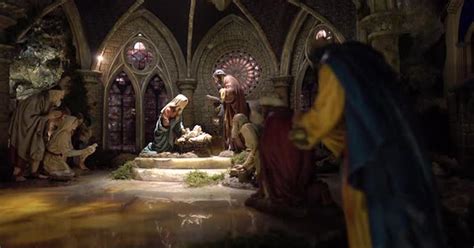 Christmas Manger Nativity Scene, Religious Stock Footage ft. bethlehem & christianity - Envato ...