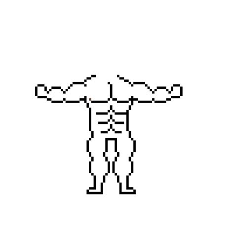 Pixilart - Buff Guy Base by LordSheep