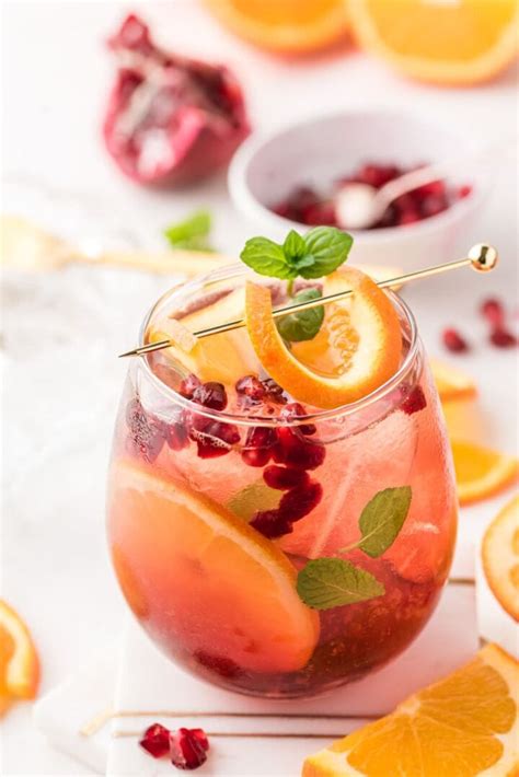 The Best Pomegranate Holiday Sangria Recipe My Dominican Kitchen