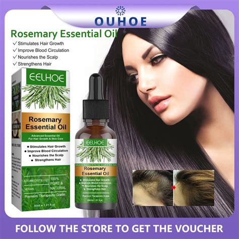 Eelhoe Rosemary Hair Growth Essential Oil Anti Hair Loss Fast Regrowth Essence Aromatherapy