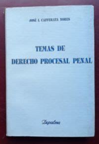 Temas De Derecho Procesal Penal Editorial Jur Dica Congreso