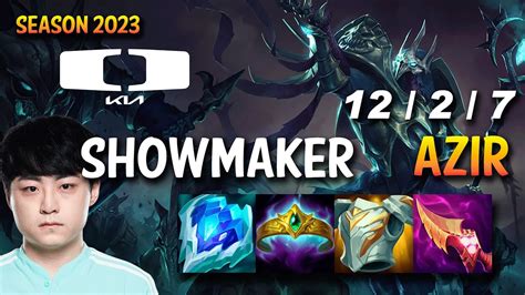 Dk Showmaker Azir Vs Syndra Mid Kr Ranked Youtube