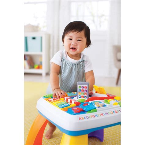 Fisher Price Lernspielzeug Lernspa Spieltisch Mit Licht Und Sound