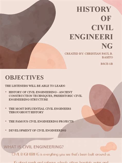 History Of Civil Engineering Pdf Engineering Civil Engineering