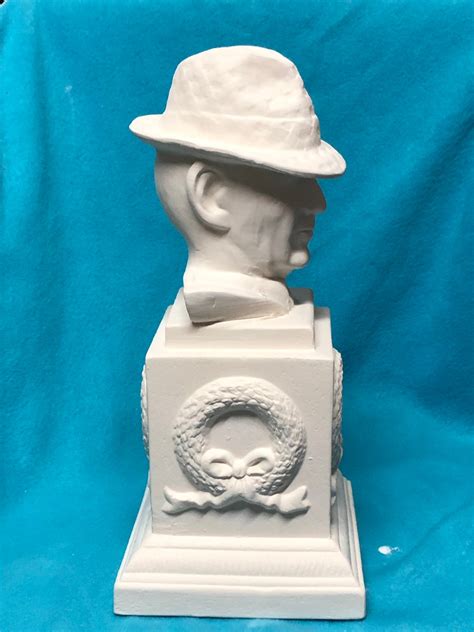 Bear Bryant Statue in ceramic bisque ready to paint by jmdceramicsart