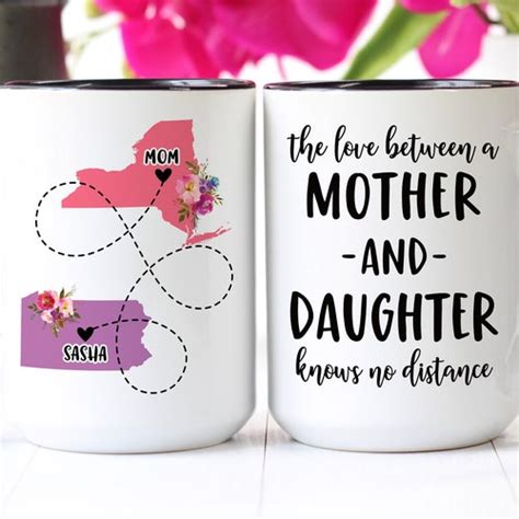 Engraved The Love Between Mother And Daughter Knows No Etsy