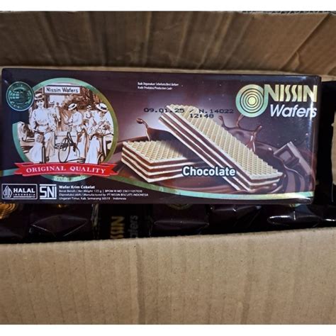 Jual Nissin Wafers Chocolate Gr Shopee Indonesia