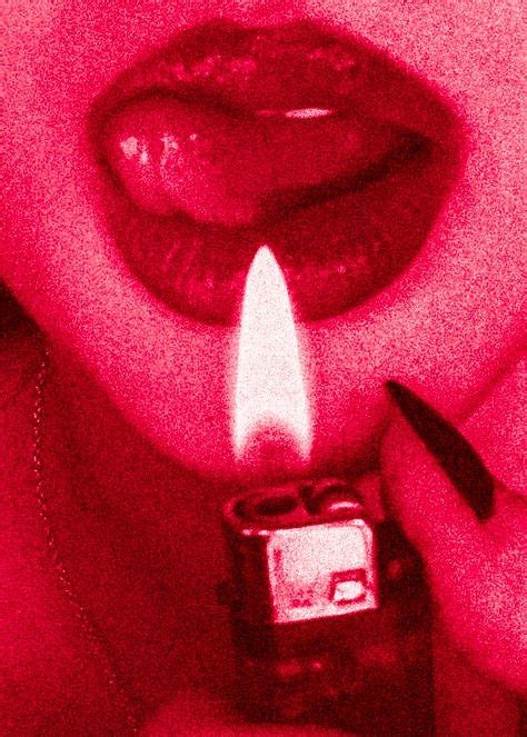 Dangerous Women Playing With Fire In Red Aesthetic Red Black