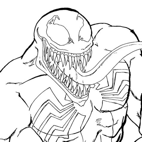 Venom Coloring Pages Printable Coloring Pages For Boys