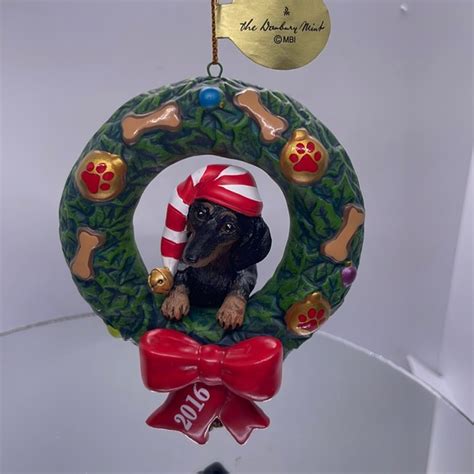 Danbury Mint Holiday 26 Annual Dachshund Ornament From Danbury Mint