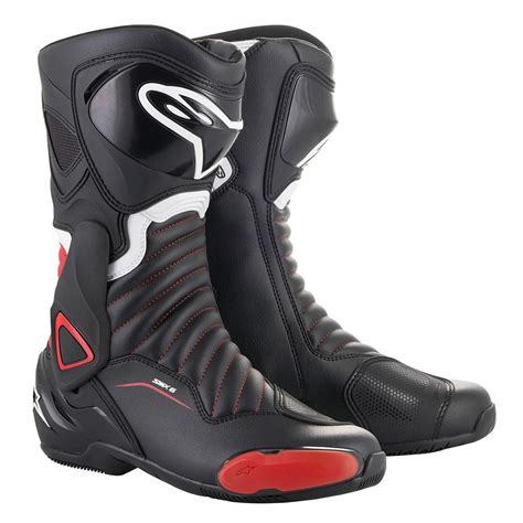 Alpinestars Smx V Boots Black Red A Boots Motostorm