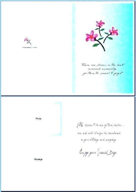 8 Quarter Fold Birthday Card Template – Million Template Ideas In ...